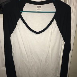PINK baseball tee